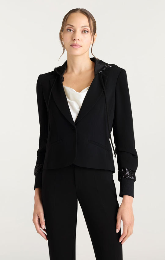 Sequin Hooded Le Petit Khloe Jacket