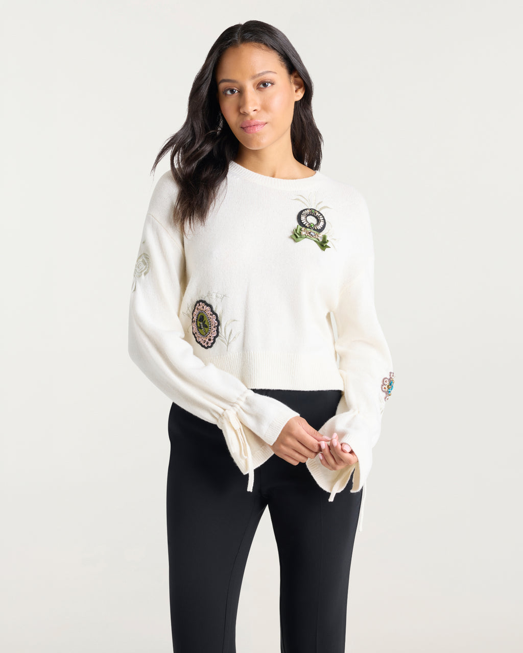 Heritage Rose Patch Tasha Pullover