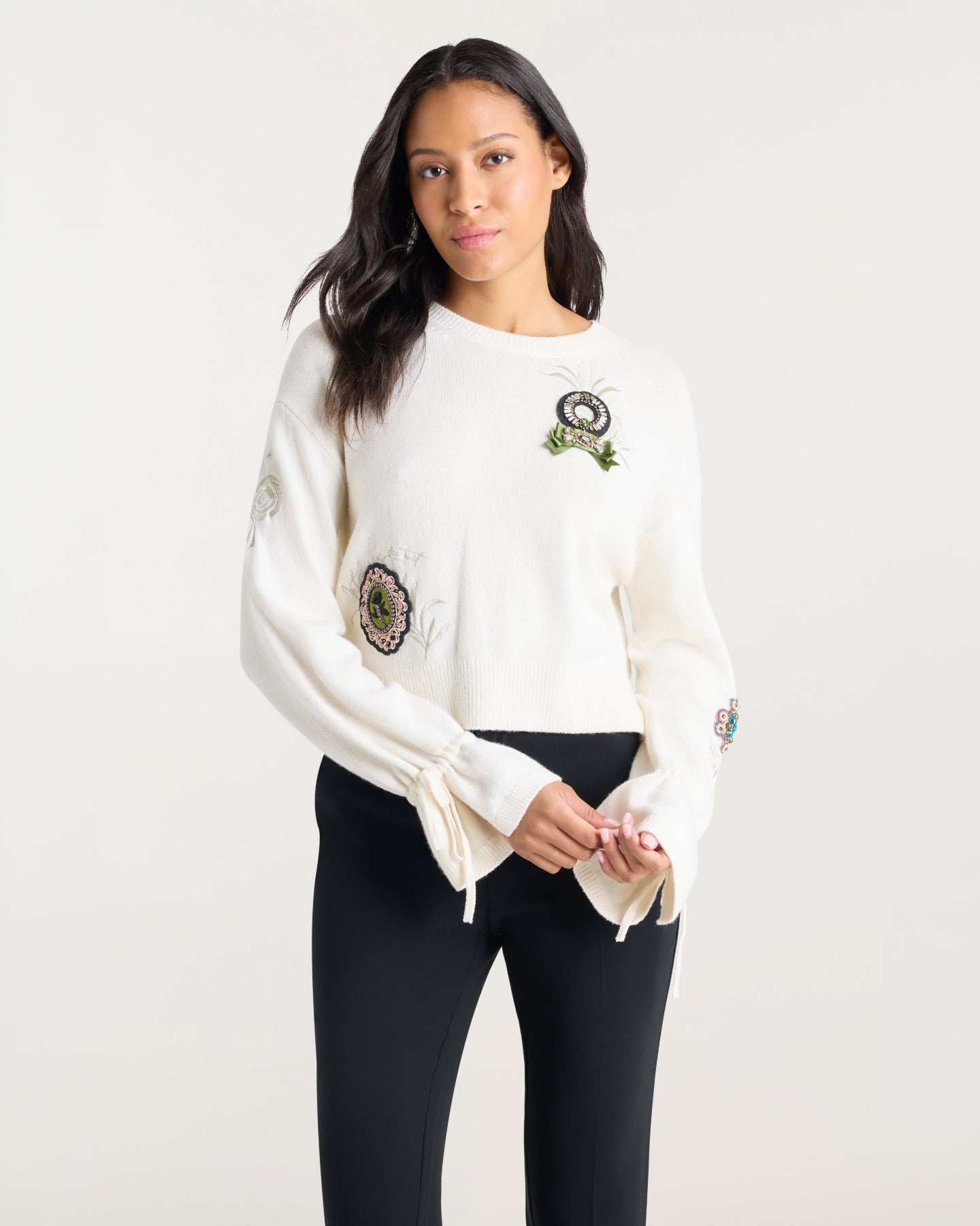 Heritage Rose Patch Tasha Pullover