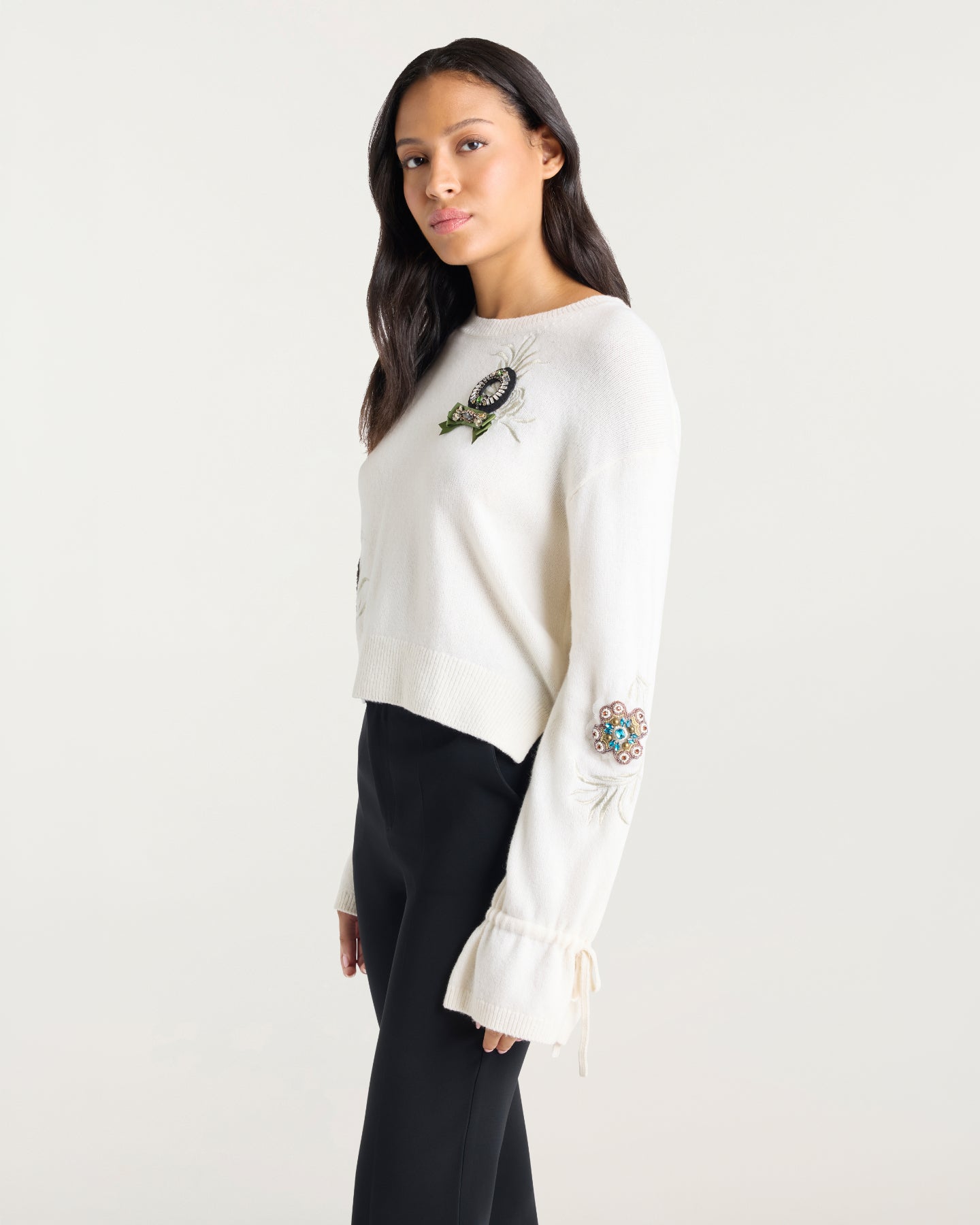 Heritage Rose Patch Tasha Pullover