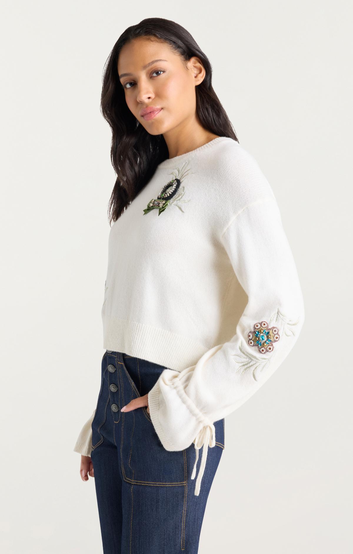 Heritage Rose Patch Tasha Pullover
