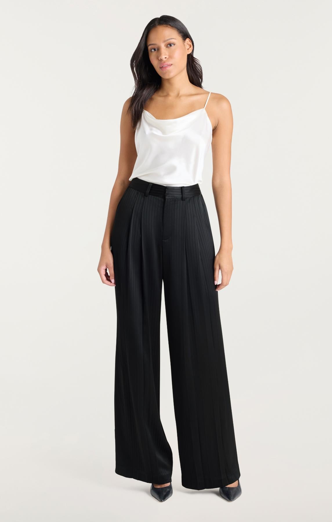 Georgia Satin Stripe Marne Pant – Cinq à Sept