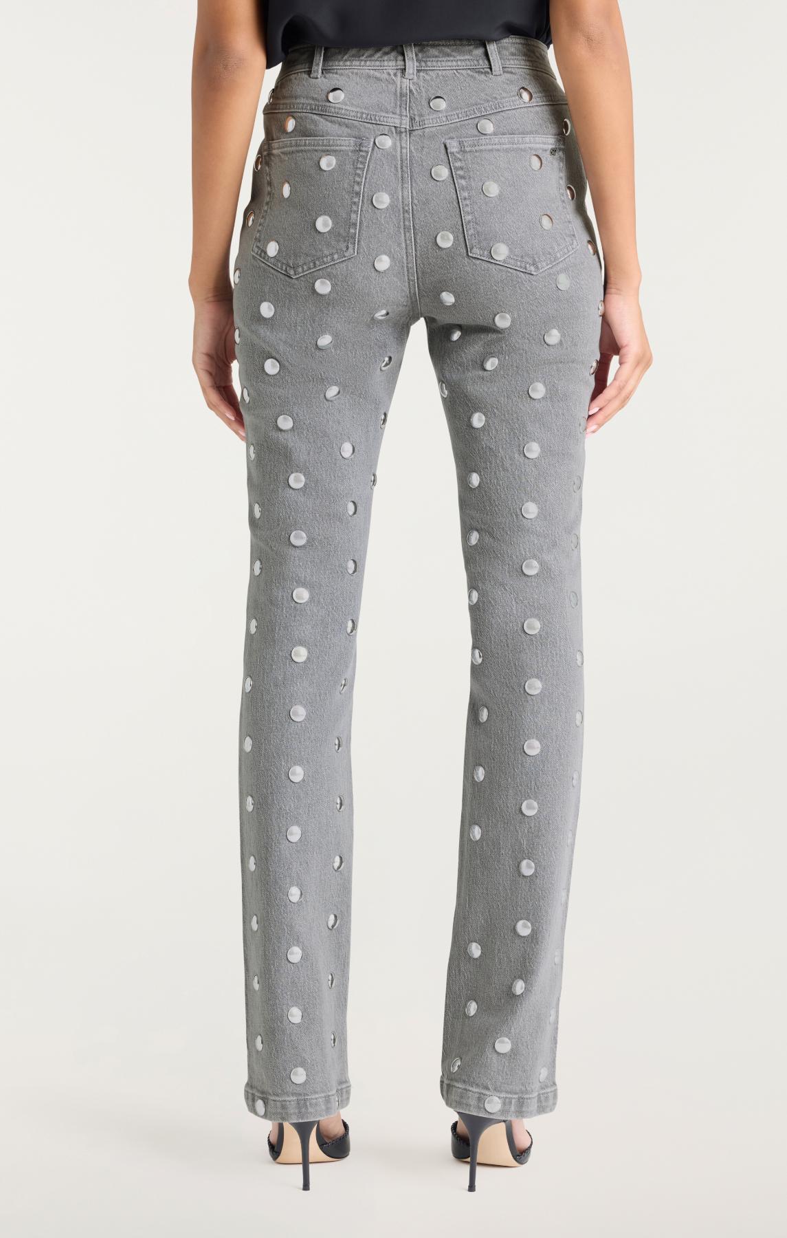 Studded Denim Sammy Pant