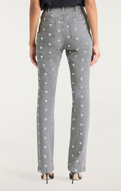 Studded Denim Sammy Pant