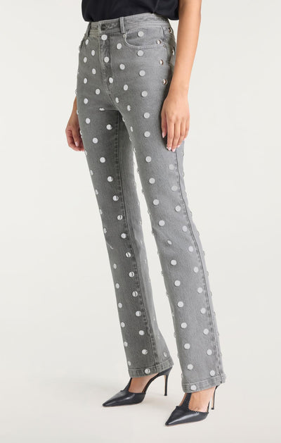 Studded Denim Sammy Pant