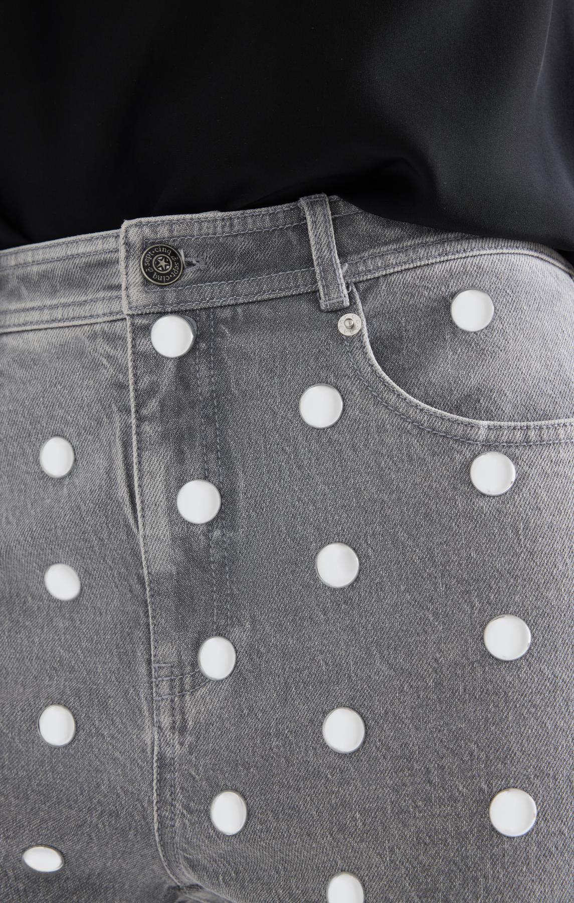 Studded Denim Sammy Pant