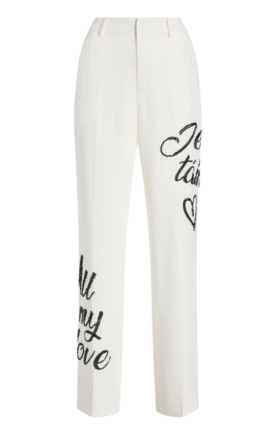Crushed Sequin Loveletter Collins Pant