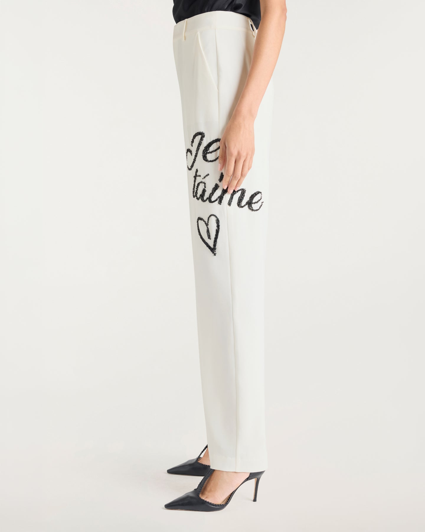 Crushed Sequin Loveletter Collins Pant