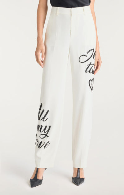 Crushed Sequin Loveletter Collins Pant