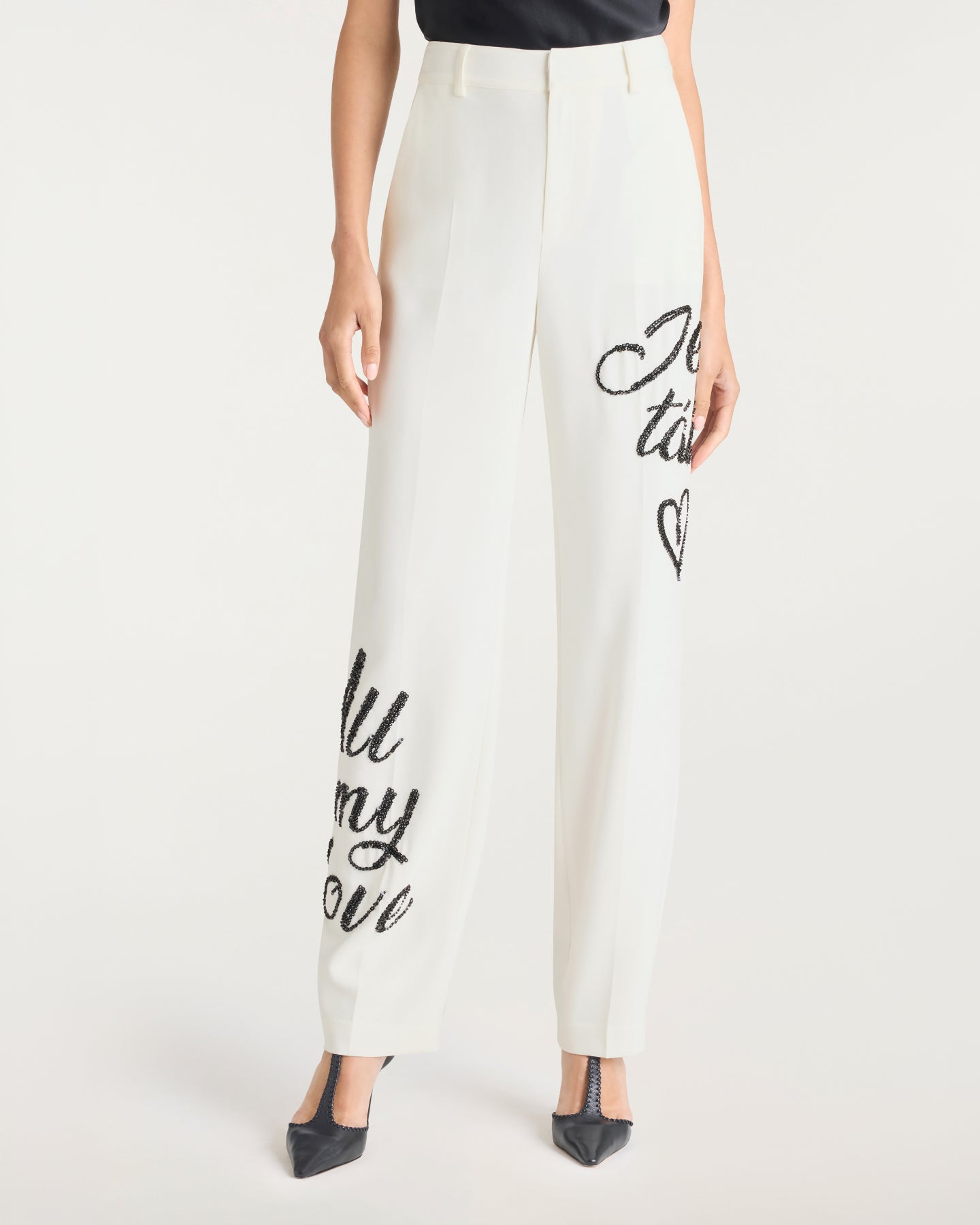 Crushed Sequin Loveletter Collins Pant