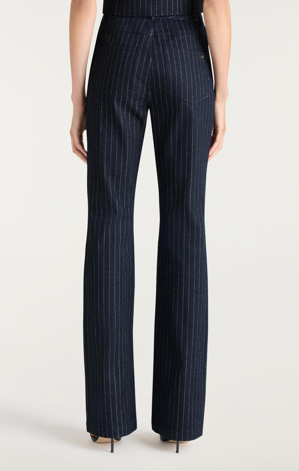 Metallic Pinstripe Shailene Pant