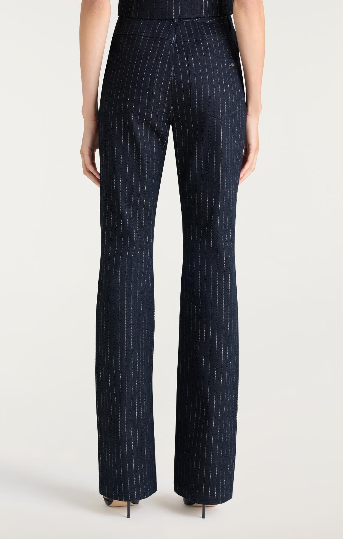 Metallic Pinstripe Shailene Pant
