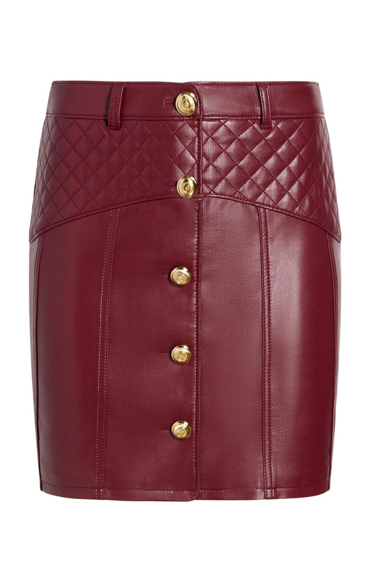 Vegan Leather Claudia Skirt