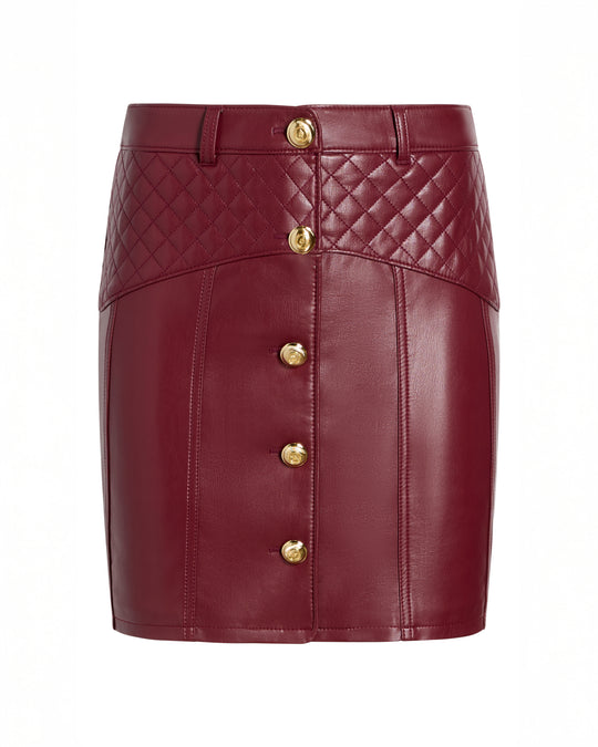 Vegan Leather Claudia Skirt
