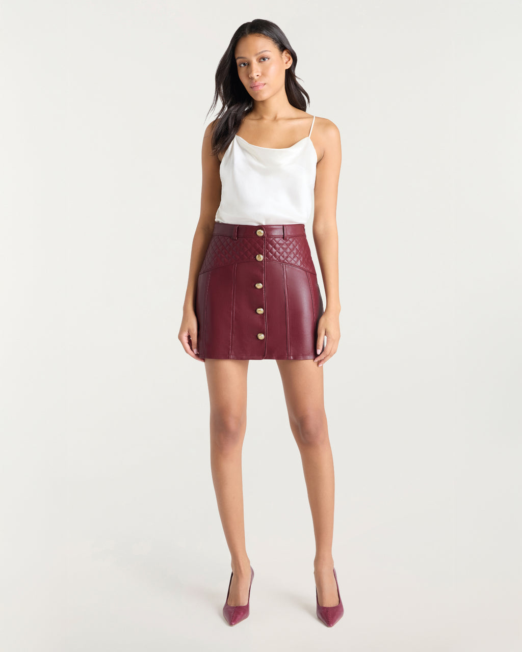 Vegan Leather Claudia Skirt