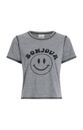 Bonjour Smiley Shrunken Tee