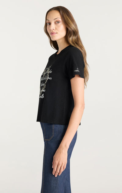 Studded Love Letter Shrunken Tee