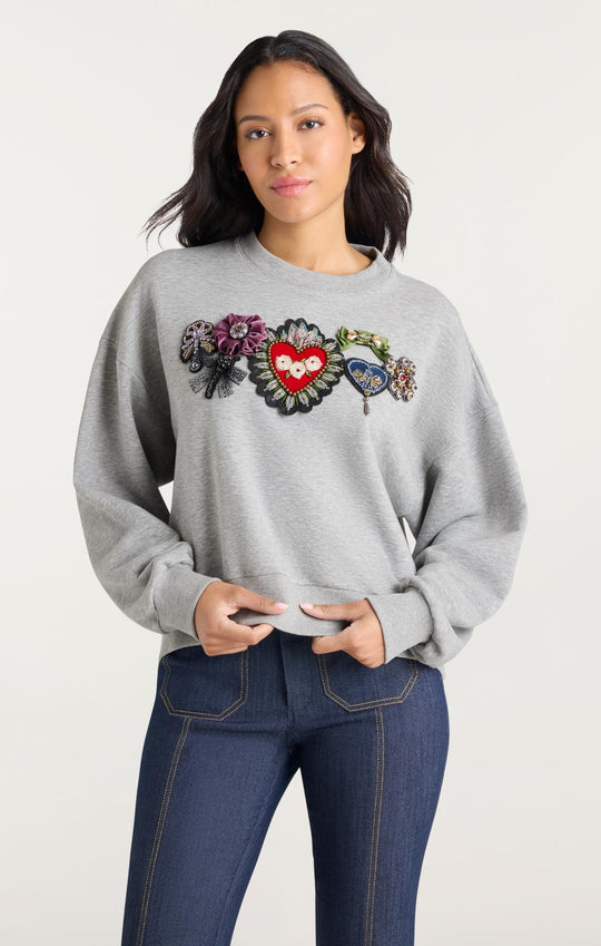 Heritage Rose Brandy Pullover