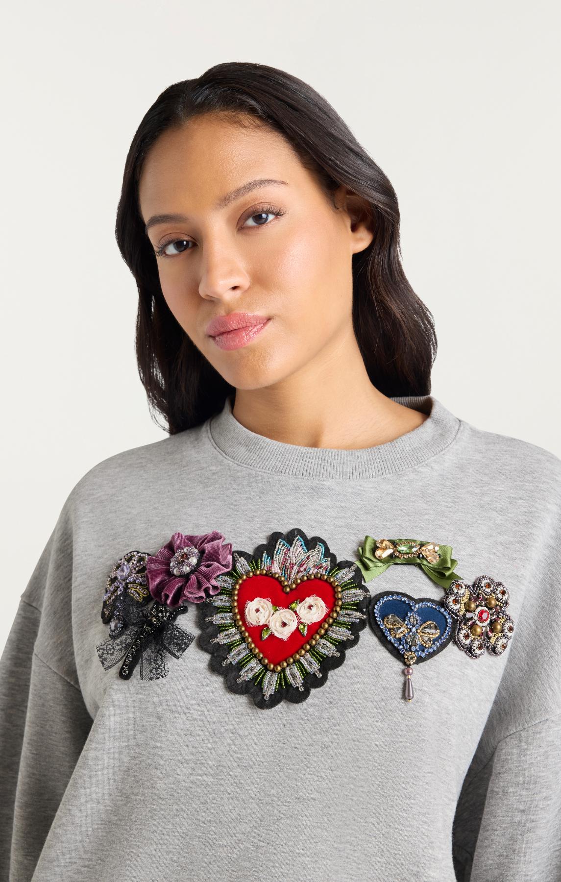 Heritage Rose Brandy Pullover