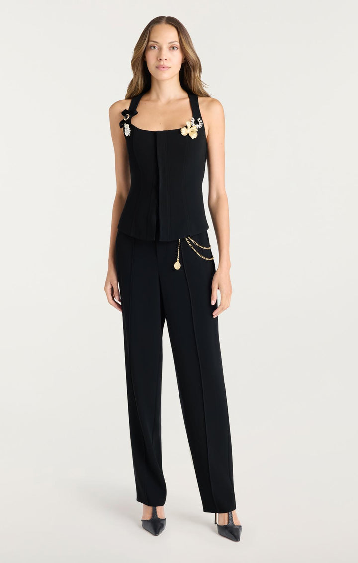 ⭐︎美品⭐︎Acka. tulle vest satin one-piece 黒 S Acka tulle vest satin one piece