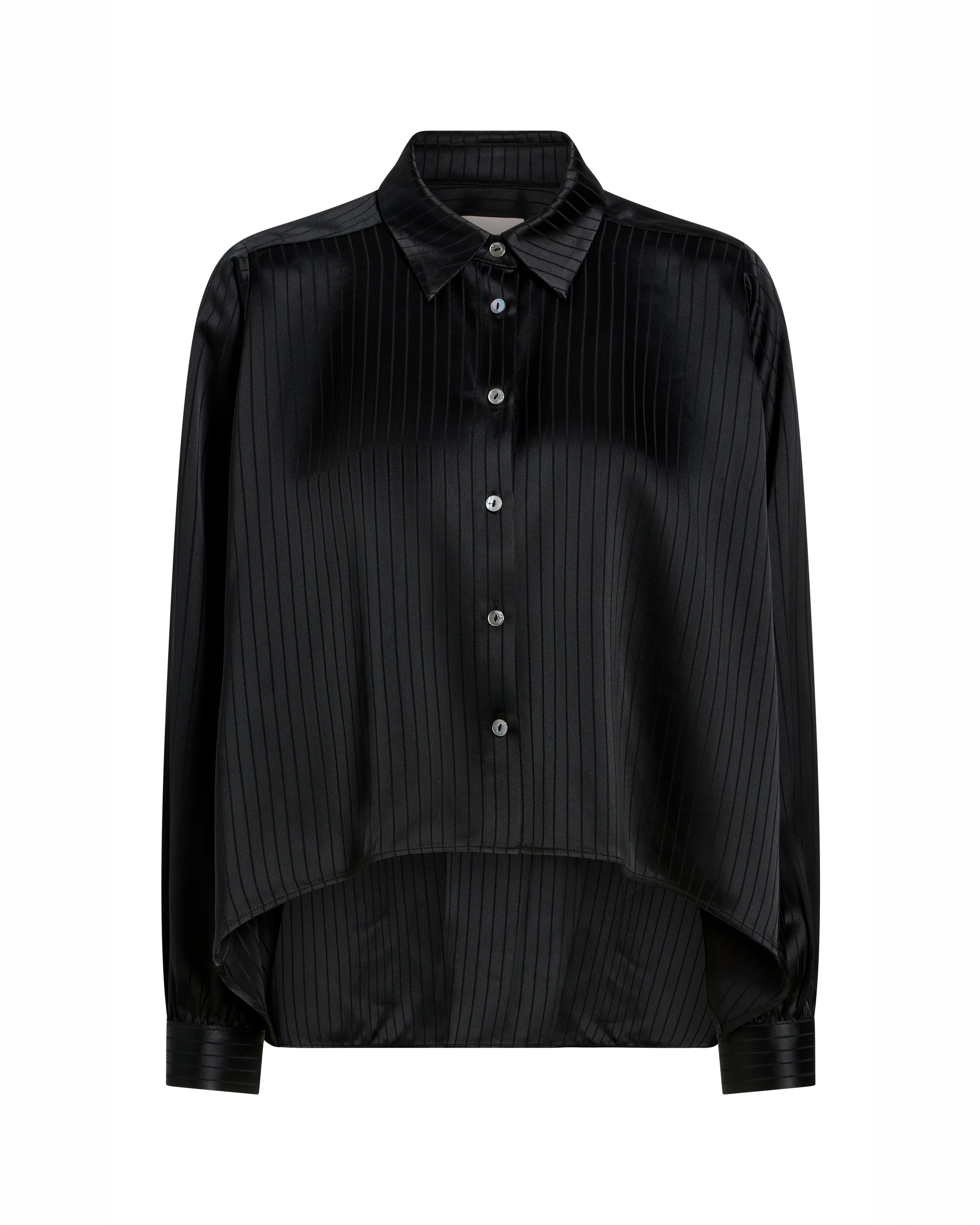 Georgia Satin Stripe Gasira Top
