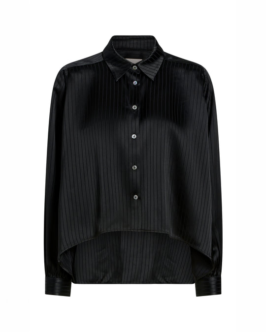 Georgia Satin Stripe Gasira Top