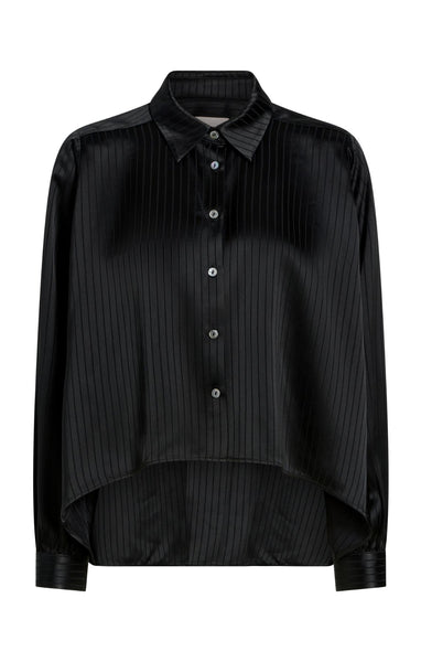 Georgia Satin Stripe Gasira Top – Cinq à Sept