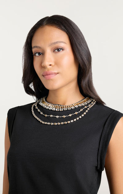 Layered Necklace Bella Tee