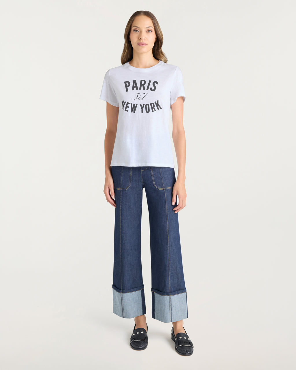 Paris New York Tee