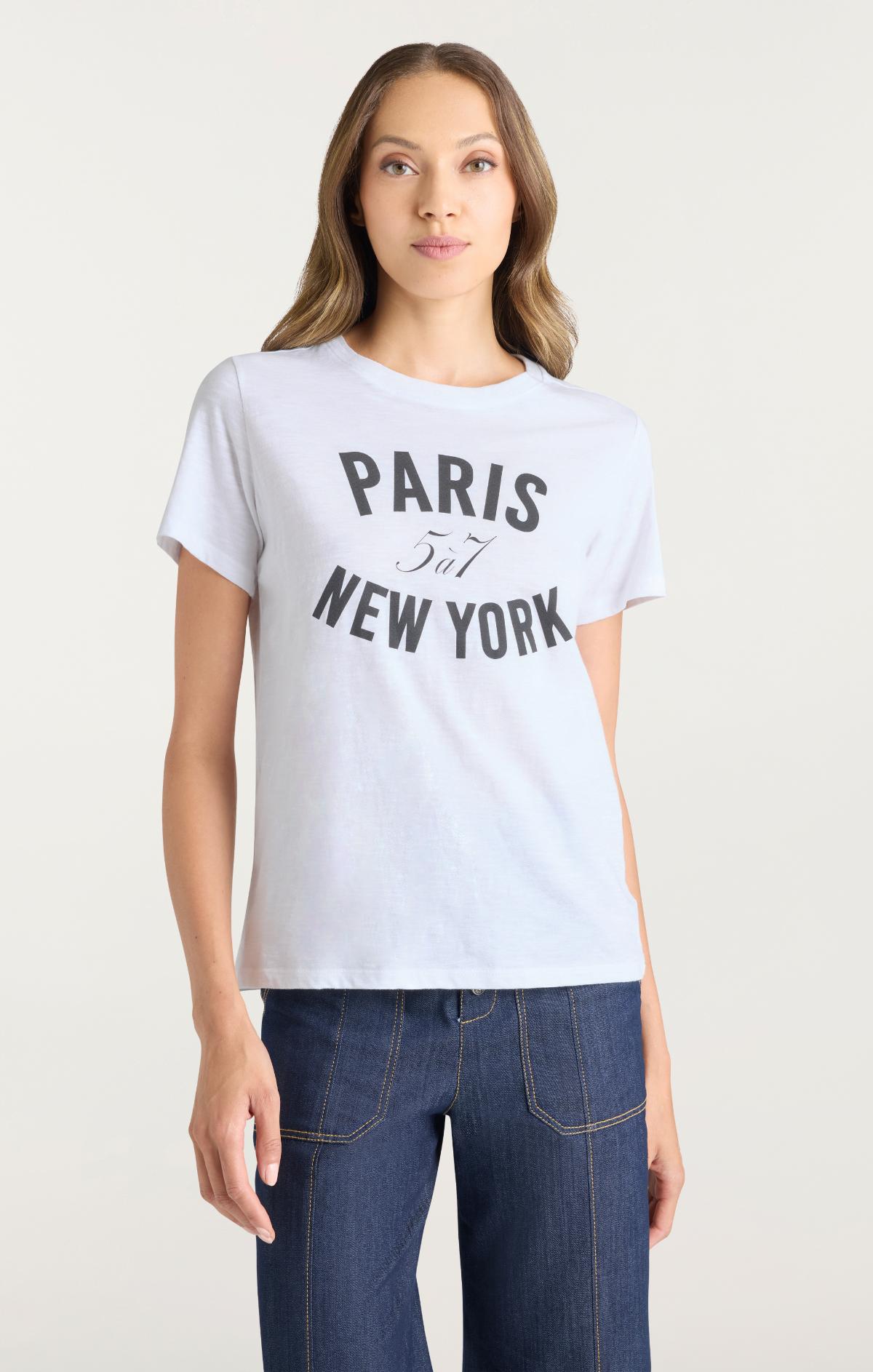 Paris New York Tee