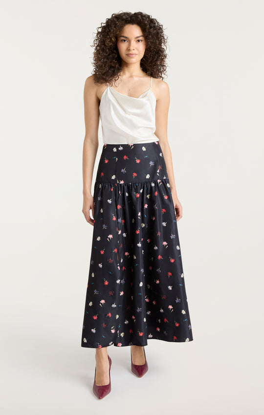 Tumbling Carnations Theora Skirt