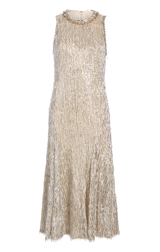 Cinq à Sept Izara Dress | Silver | Size 8