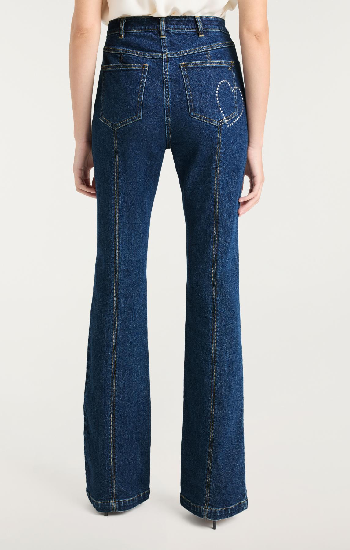 Studded Single Heart Shailene Jeans