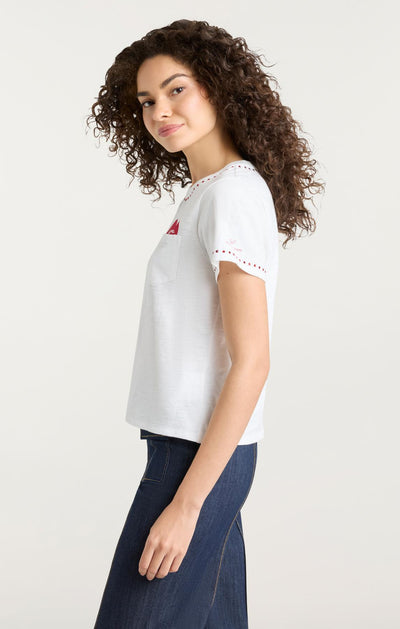 Heart Pocket Shrunken Tee