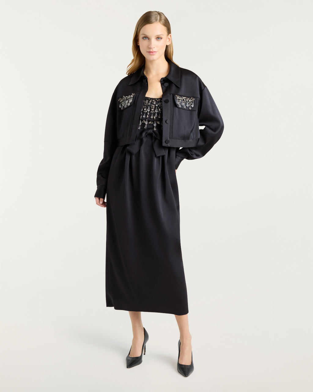 Layered Gemstone Damoni Jacket