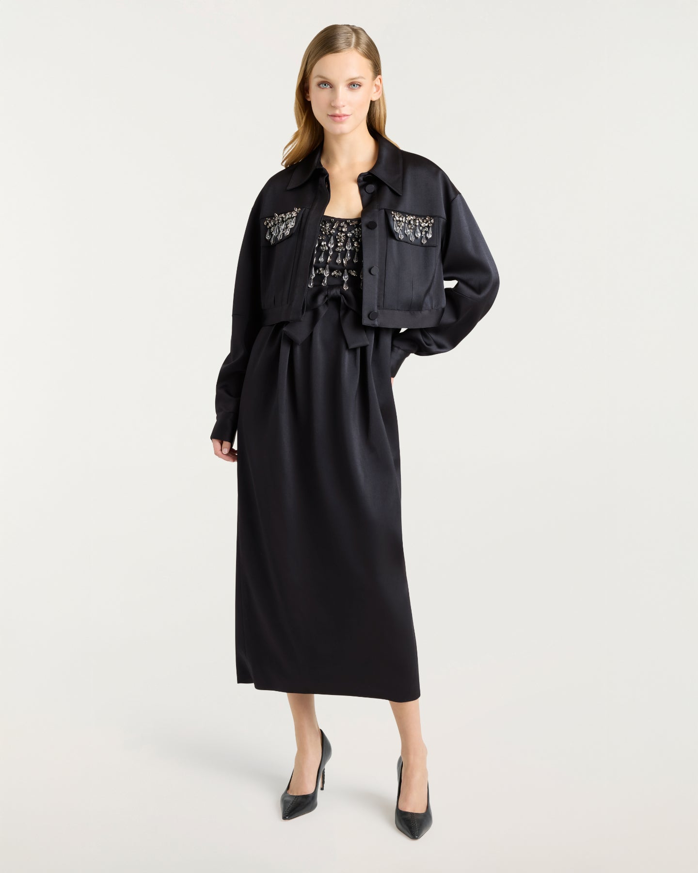 Layered Gemstone Damoni Jacket