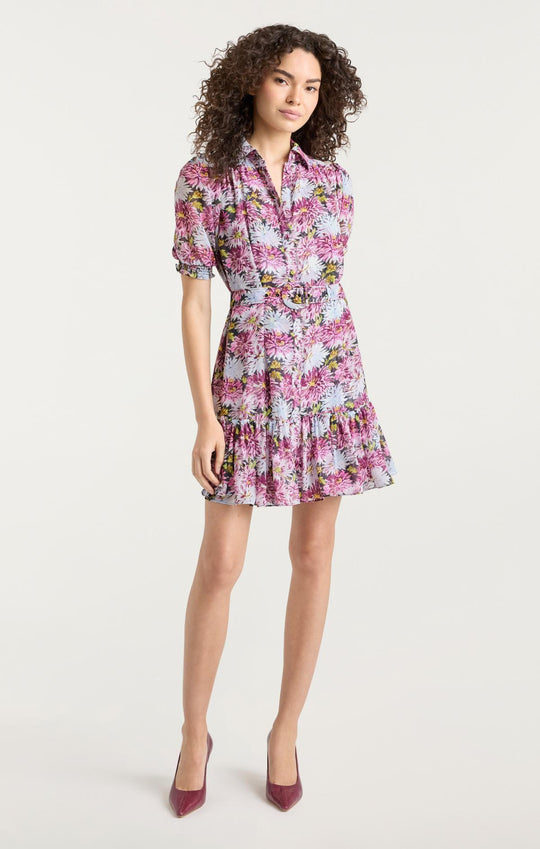 Dahlia Print Halbini Dress