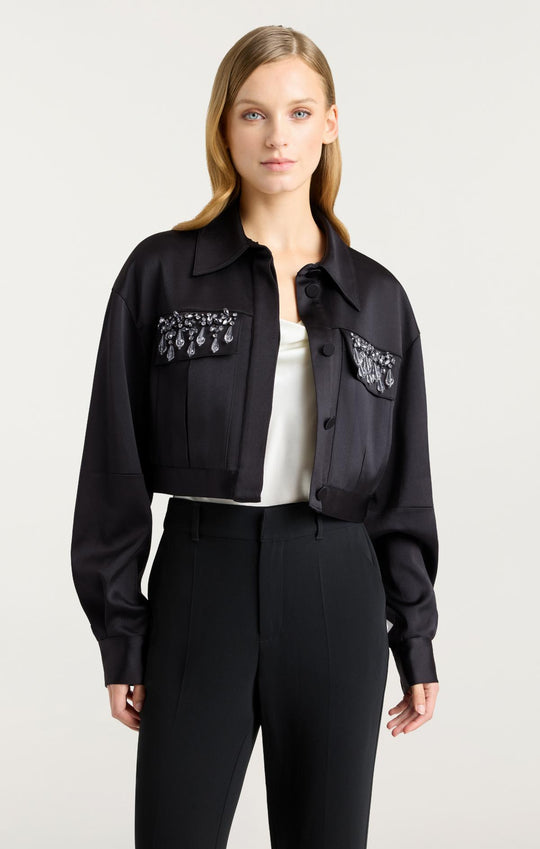 Layered Gemstone Damoni Jacket