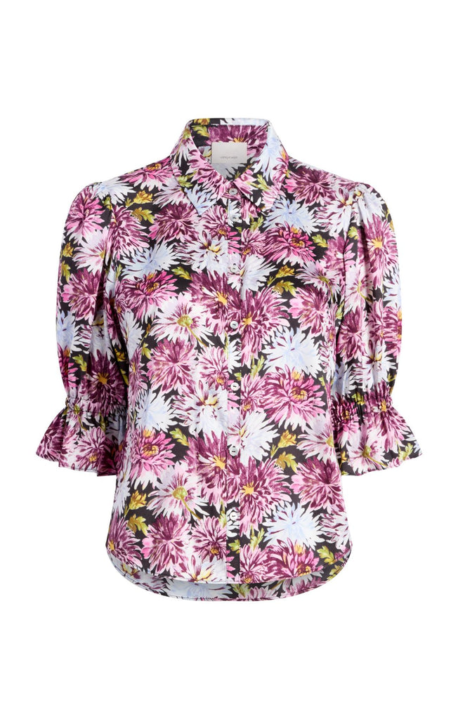 Dahlia Print Fiona Top – Cinq à Sept