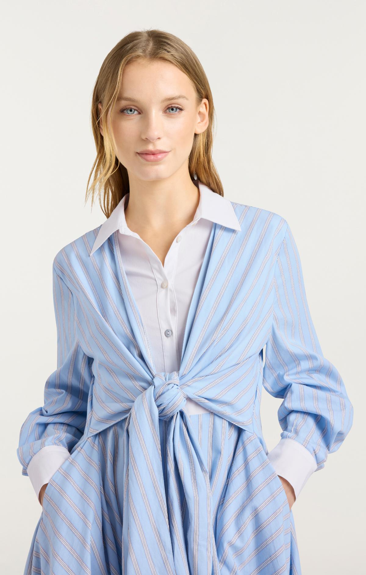 Evie Stripe Viviette Dress