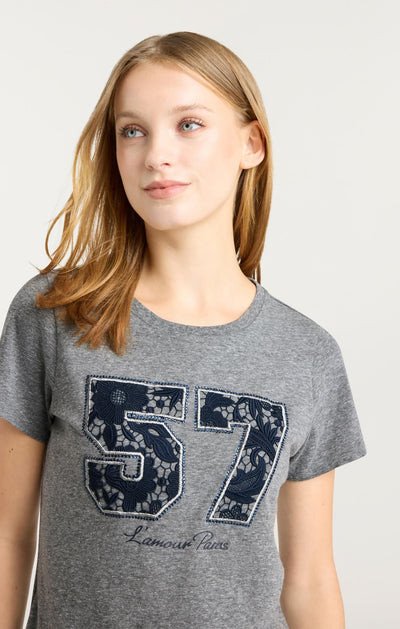 Lace 57 Shrunken Tee