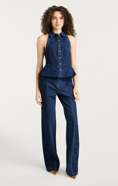 Lace Combo Francine Pant