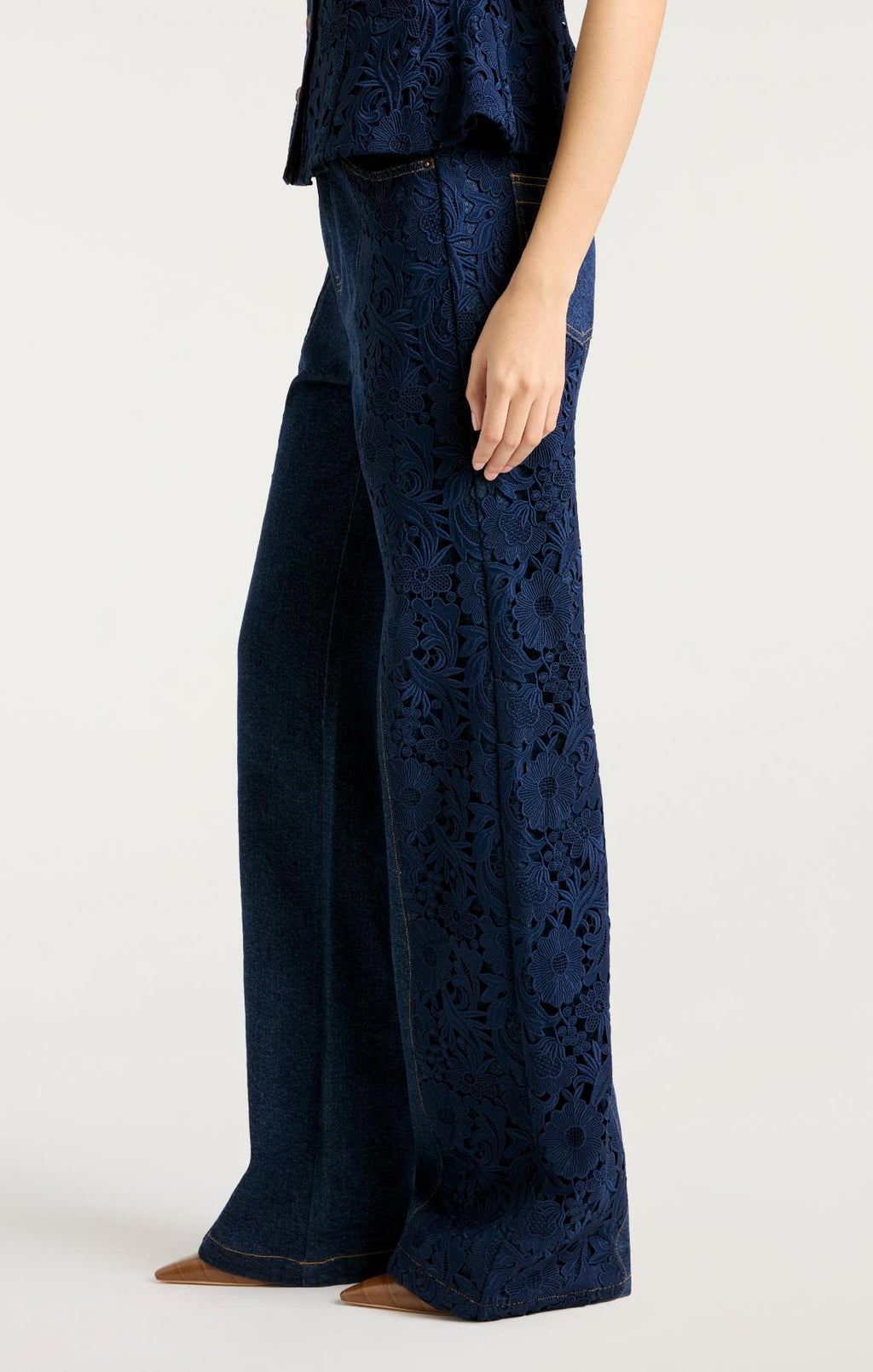 Lace Combo Francine Jeans