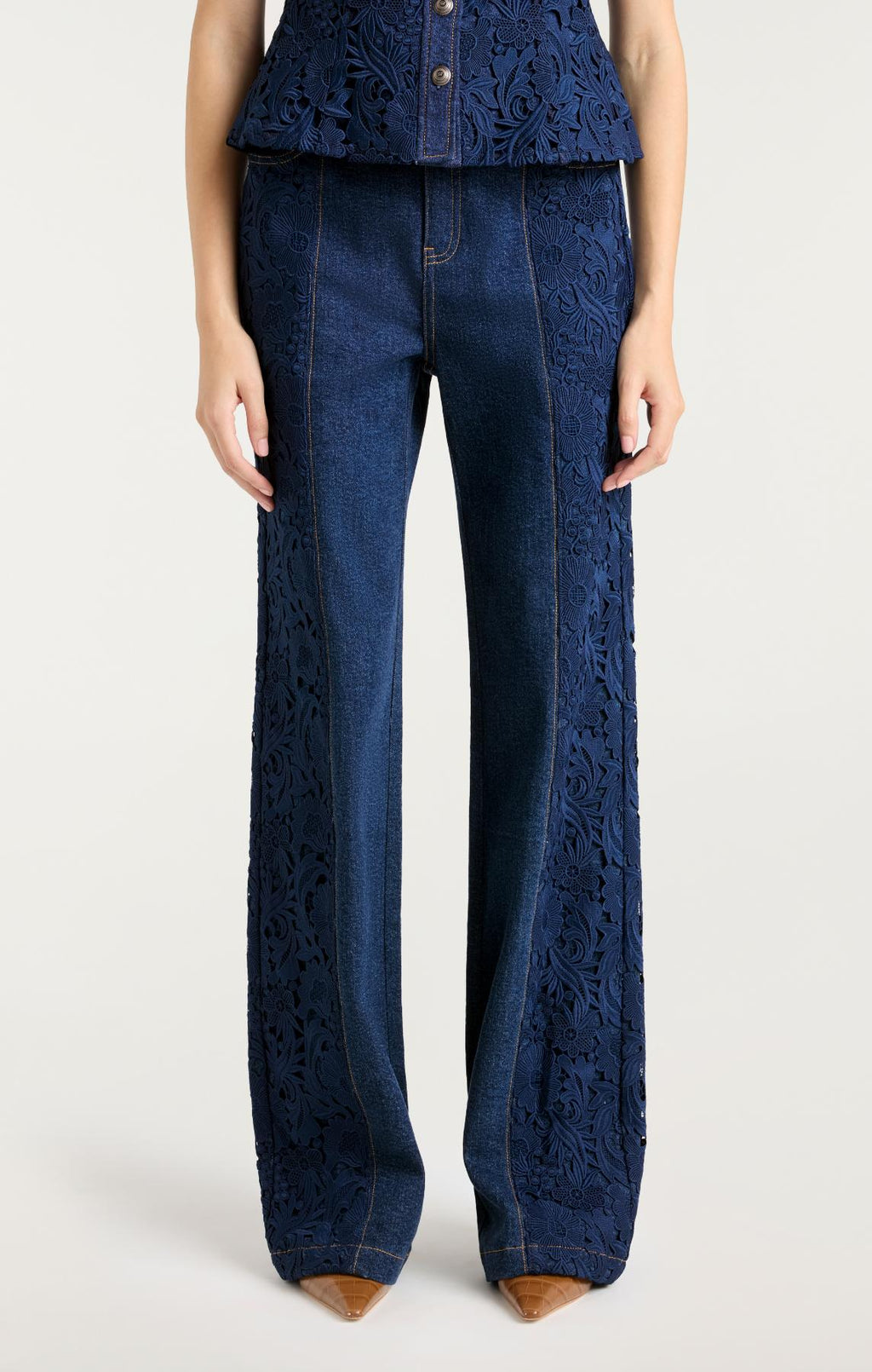 Lace Combo Francine Jeans