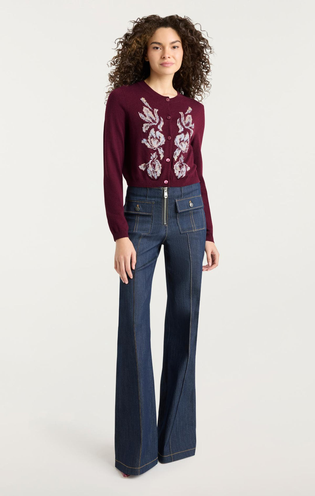 Multi Tulip Isolde Cardigan – Cinq à Sept