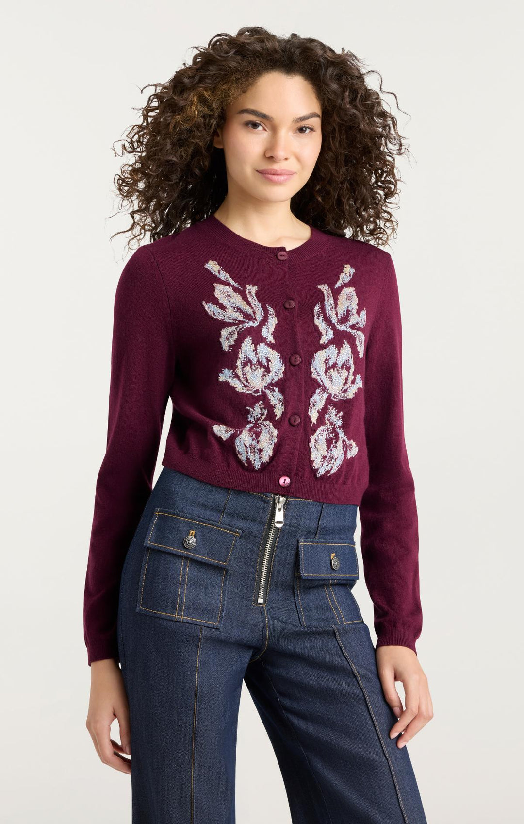 Multi Tulip Isolde Cardigan – Cinq à Sept