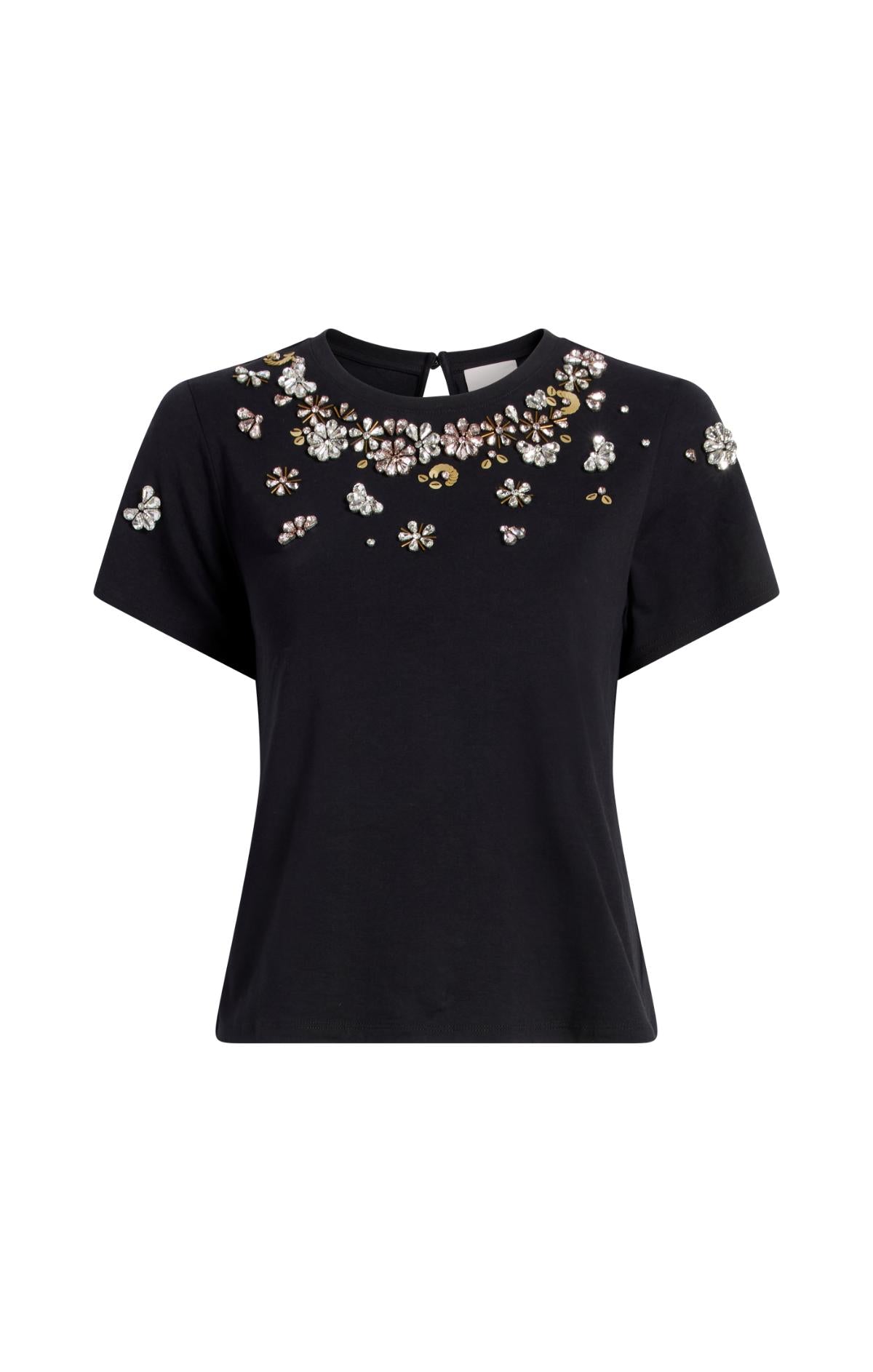 Tumbling Flowers Shrunken Tee