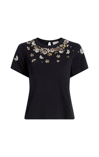 Tumbling Flowers Shrunken Tee