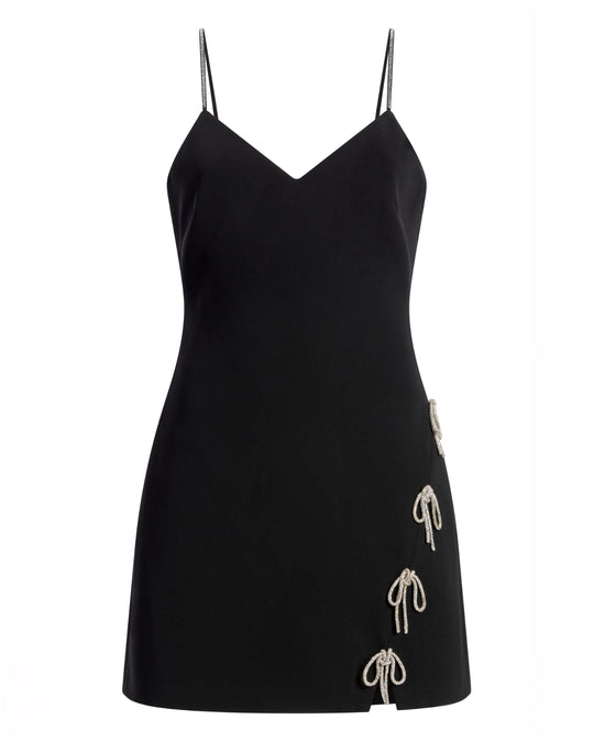 Corded Rhinestone Bow Rella Dress