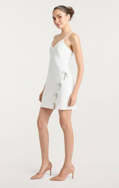 Corded Rhinestone Bow Rella Dress